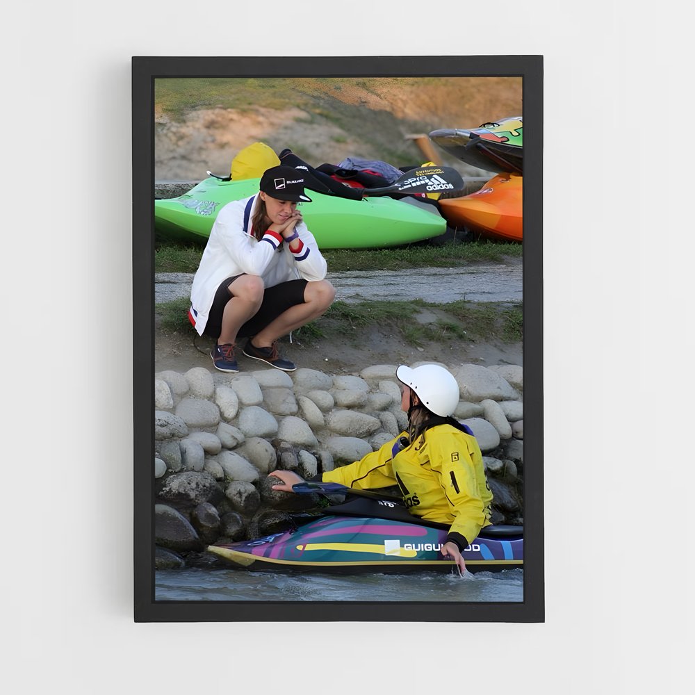 Poster Rivière d'Aventure – affiche Canoë-kayak (vue 2)